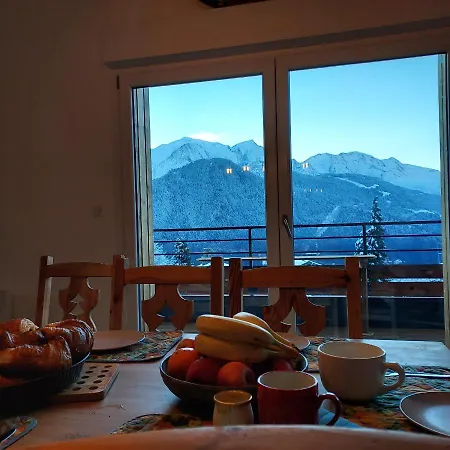 New Spacious Appart. Incredible View Of Mt Blanc 아파트 파시