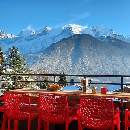 아파트 New Spacious Appart. Incredible View Of Mt Blanc 파시